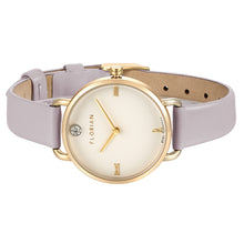 Load image into Gallery viewer, Pure Diamond Lilac Violet and Champagne Gold Watch | 30mm