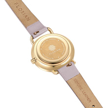 Load image into Gallery viewer, Pure Diamond Lilac Violet and Champagne Gold Watch | 30mm