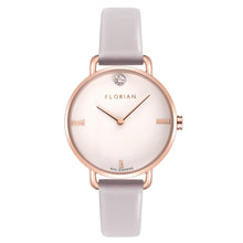 Load image into Gallery viewer, Pure Diamond Lilac Violet and Rose Gold Watch | 30mm