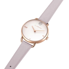 Load image into Gallery viewer, Pure Diamond Lilac Violet and Rose Gold Watch | 30mm