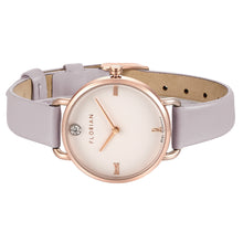 Load image into Gallery viewer, Pure Diamond Lilac Violet and Rose Gold Watch | 30mm