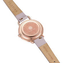 Load image into Gallery viewer, Pure Diamond Lilac Violet and Rose Gold Watch | 30mm