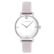 Load image into Gallery viewer, Pure Diamond Lilac Violet and Silver Watch | 30mm