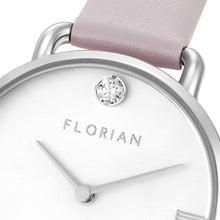 Load image into Gallery viewer, Pure Diamond Lilac Violet and Silver Watch | 30mm