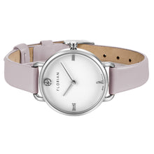 Load image into Gallery viewer, Pure Diamond Lilac Violet and Silver Watch | 30mm