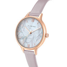 Load image into Gallery viewer, Happy Lady Smoke Dial Lilac Violet and Rose Gold Watch | 34mm