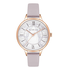 Load image into Gallery viewer, Happy Lady Papillon Dial Lilac Violet and Rose Gold Watch | 34mm