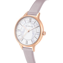 Load image into Gallery viewer, Happy Lady Papillon Dial Lilac Violet and Rose Gold Watch | 34mm