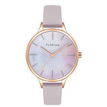 Load image into Gallery viewer, Happy Lady Mirage Dial Lilac Violet and Rose Gold Watch | 34mm