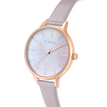 Load image into Gallery viewer, Happy Lady Mirage Dial Lilac Violet and Rose Gold Watch | 34mm