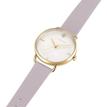 Load image into Gallery viewer, Pure Diamond Lilac Violet and Champagne Gold Watch | 36mm