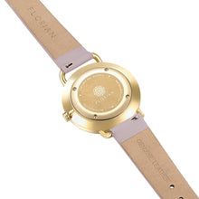 Load image into Gallery viewer, Pure Diamond Lilac Violet and Champagne Gold Watch | 36mm