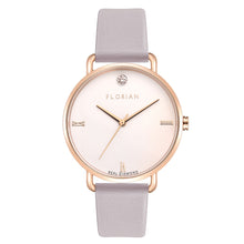 Load image into Gallery viewer, Pure Diamond Lilac Violet and Rose Gold Watch | 36mm
