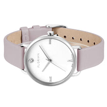 Load image into Gallery viewer, Pure Diamond Lilac Violet and Silver Watch | 36mm