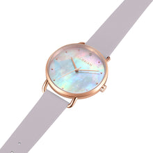 Load image into Gallery viewer, Candy Diamond Colorful MOP Dial Lilac Purple and Rose Gold Watch | 36mm
