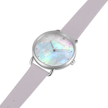 Load image into Gallery viewer, Candy Diamond Colorful MOP Dial Lilac Purple and Silver Watch | 36mm
