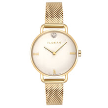 Load image into Gallery viewer, Pure Diamond Champagne Gold Mesh Watch | 30mm