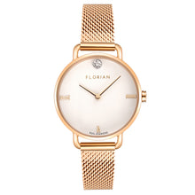 Load image into Gallery viewer, Pure Diamond Rose Gold Mesh Watch | 30mm