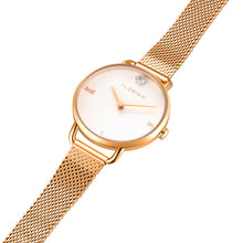 Load image into Gallery viewer, Pure Diamond Rose Gold Mesh Watch | 30mm