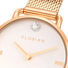 Load image into Gallery viewer, Pure Diamond Rose Gold Mesh Watch | 30mm