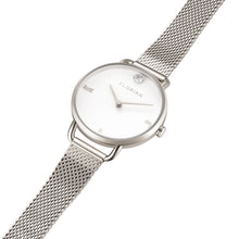 Load image into Gallery viewer, Pure Diamond Silver Mesh Watch | 30mm