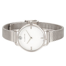 Load image into Gallery viewer, Pure Diamond Silver Mesh Watch | 30mm