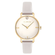 Load image into Gallery viewer, Pure Diamond Snow White and Champagne Gold Watch | 30mm