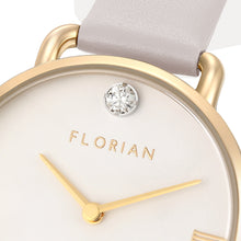Load image into Gallery viewer, Pure Diamond Snow White and Champagne Gold Watch | 30mm