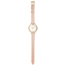 Load image into Gallery viewer, Pure Diamond Salmon Pink and Champagne Gold Watch | 30mm