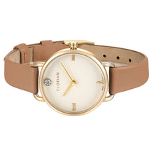 Load image into Gallery viewer, Pure Diamond Tenne Brown and Champagne Gold Watch | 30mm