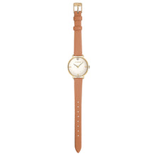 Load image into Gallery viewer, Pure Diamond Tenne Brown and Champagne Gold Watch | 30mm