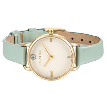 Load image into Gallery viewer, Pure Diamond Pistachio Green and Champagne Gold Watch | 30mm
