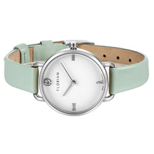Load image into Gallery viewer, Pure Diamond Pistachio Green and Silver Watch | 30mm