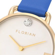 Load image into Gallery viewer, Pure Diamond Dodger Blue and Champagne Gold Watch | 30mm