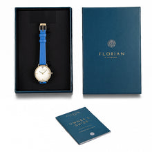Load image into Gallery viewer, Pure Diamond Dodger Blue and Champagne Gold Watch | 30mm
