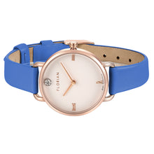 Load image into Gallery viewer, Pure Diamond Dodger Blue and Rose Gold Watch | 30mm