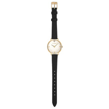Load image into Gallery viewer, Pure Diamond Midnight Black and Champagne Gold Watch | 30mm