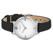 Load image into Gallery viewer, Pure Diamond Midnight Black and Silver Watch | 30mm