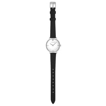 Load image into Gallery viewer, Pure Diamond Midnight Black and Silver Watch | 30mm