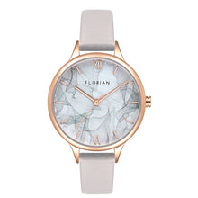 Load image into Gallery viewer, Happy Lady Smoke Dial Snow White and Rose Gold Watch | 34mm