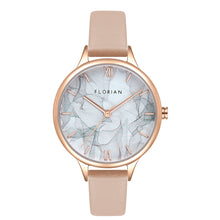 Load image into Gallery viewer, Happy Lady Smoke Dial Salmon Pink and Rose Gold Watch | 34mm