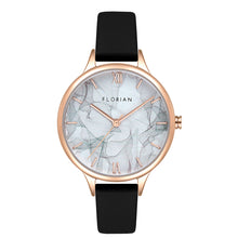 Load image into Gallery viewer, Happy Lady Smoke Dial Midnight Black and Rose Gold Watch | 34mm