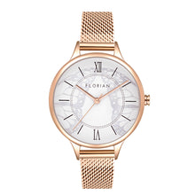 Load image into Gallery viewer, Happy Lady Papillon Women's Watch with Rose Gold Mesh Band | 34mm