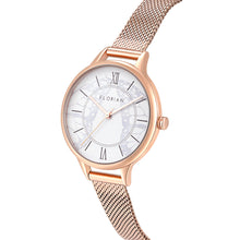 Load image into Gallery viewer, Happy Lady Papillon Women's Watch with Rose Gold Mesh Band | 34mm