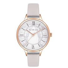 Load image into Gallery viewer, Happy Lady Papillon Dial Snow White and Rose Gold Watch | 34mm
