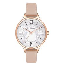 Load image into Gallery viewer, Happy Lady Papillon Dial Salmon Pink and Rose Gold Watch | 34mm