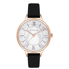 Load image into Gallery viewer, Happy Lady Papillon Dial Midnight Black and Rose Gold Watch | 34mm