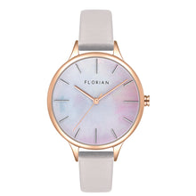 Load image into Gallery viewer, Happy Lady Mirage Dial Snow White and Rose Gold Watch | 34mm