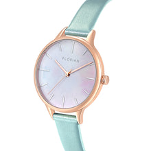 Load image into Gallery viewer, Happy Lady Mirage Dial Pistachio Green and Rose Gold Watch | 34mm
