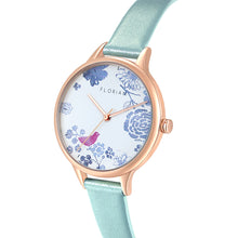 Load image into Gallery viewer, Happy Lady Porcelain Dial Pistachio Green and Rose Gold Watch | 34mm